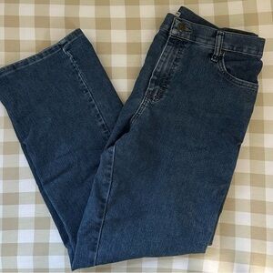 Lee Women’s Straight Fit Blue Jeans Size 12 Short Relaxed Straight Leg